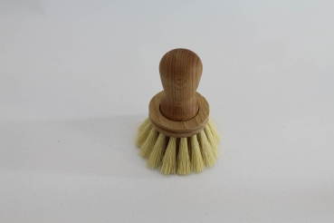 Topfkratzer rund, geölt / Fibre